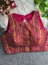 Rk Blouse Faux Georgette With Heavy Embroidery Work Navratri Special Blouses Wholesale Distributors In India